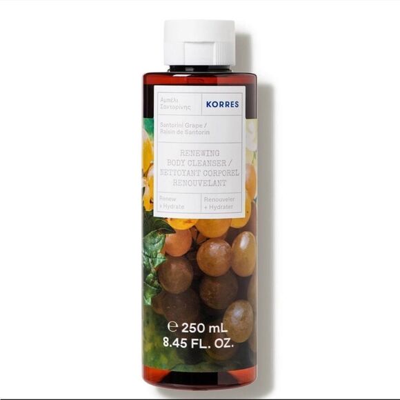 3/$20💗 Korres Santorini Grape Renewing Body Cleanser - Picture 1 of 7